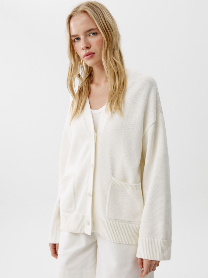 вязаный кардиган оверсайз 4610517962171 фотография