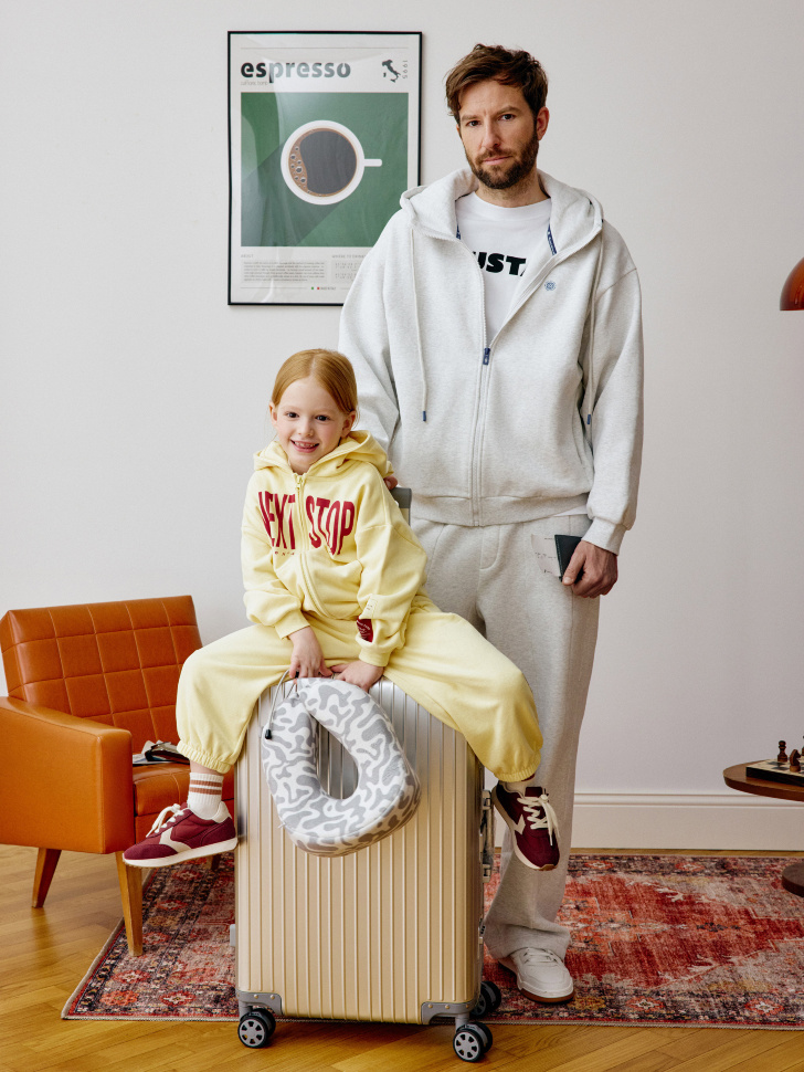 Толстовка Sela на молнии с принтом для детей, желтый, арт. 54397