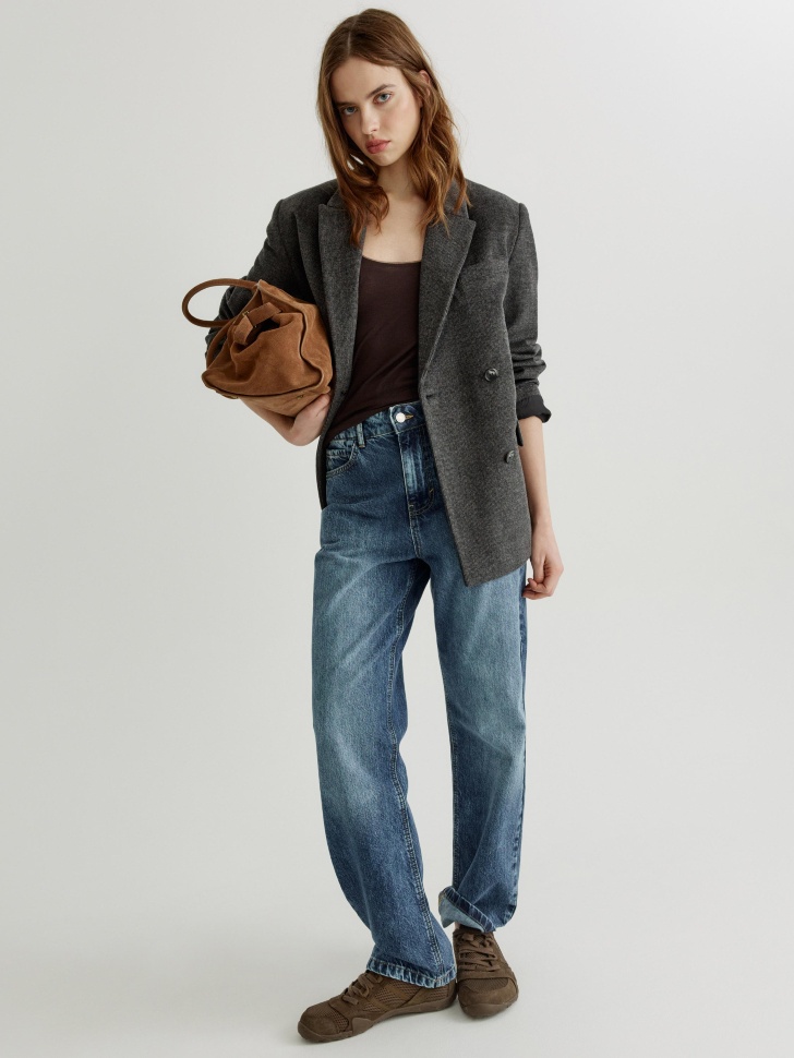 

Прямые джинсы 403 с высокой посадкой, SL5812011410