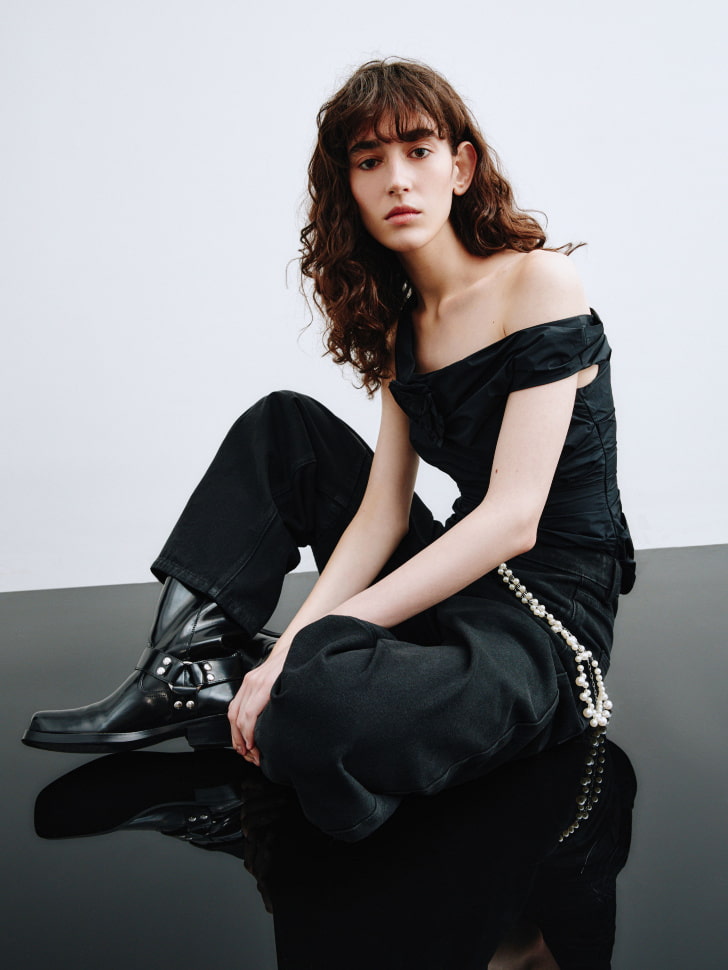 джинсы balloon fit из линейки sela young 4610517271181 в интернет магазине