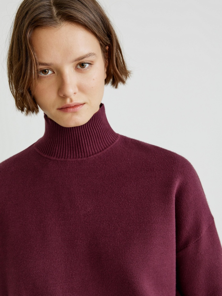 свитер с воротником-стойкой 4610517305800 купить с доставкой