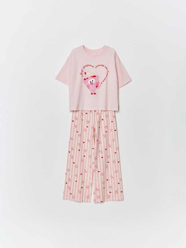 пижама для девочек с принтом  x смешарики 4610517203199 фотография