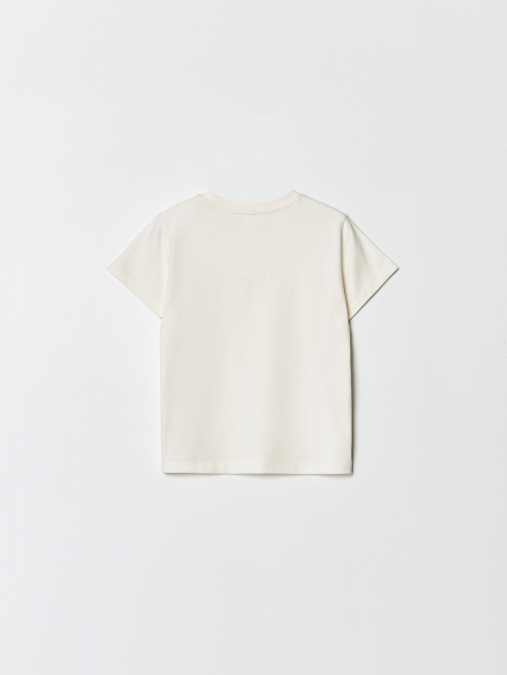 базовая футболка для девочек от бренда sela вид слева