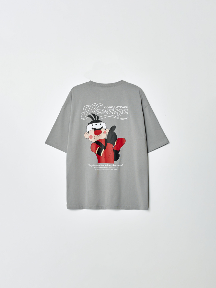 футболка с принтом  x союзмультфильм от бренда sela вид слева