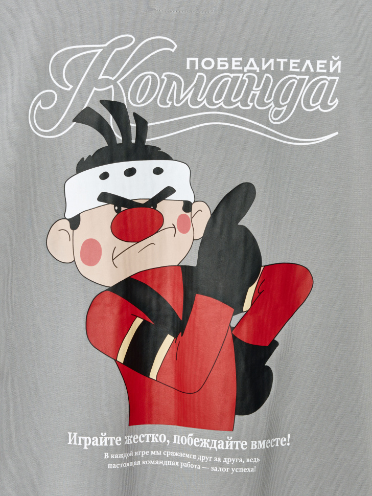 футболка с принтом  x союзмультфильм по цене 2999 руб вид справа