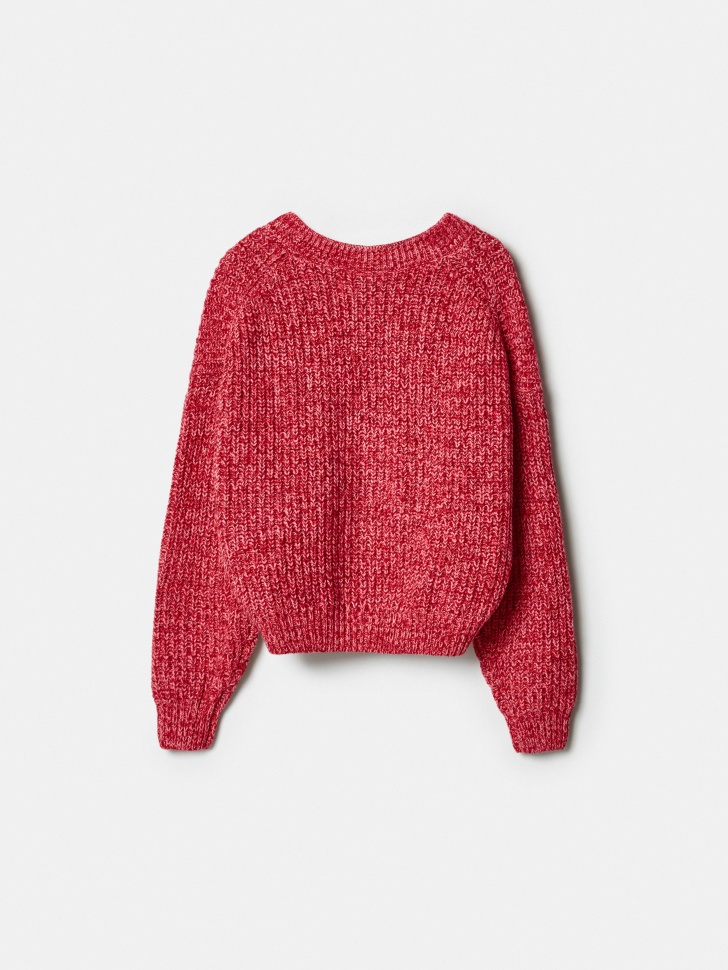 короткий кардиган для девочек от бренда sela вид слева