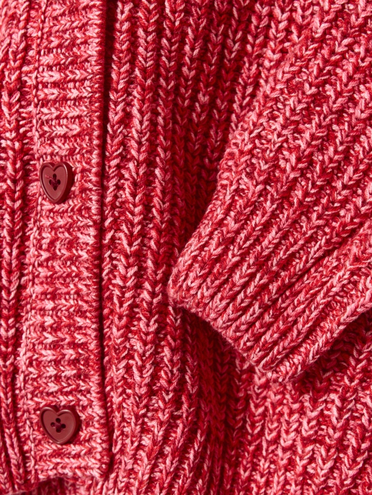 короткий кардиган для девочек по цене 2499 руб вид справа