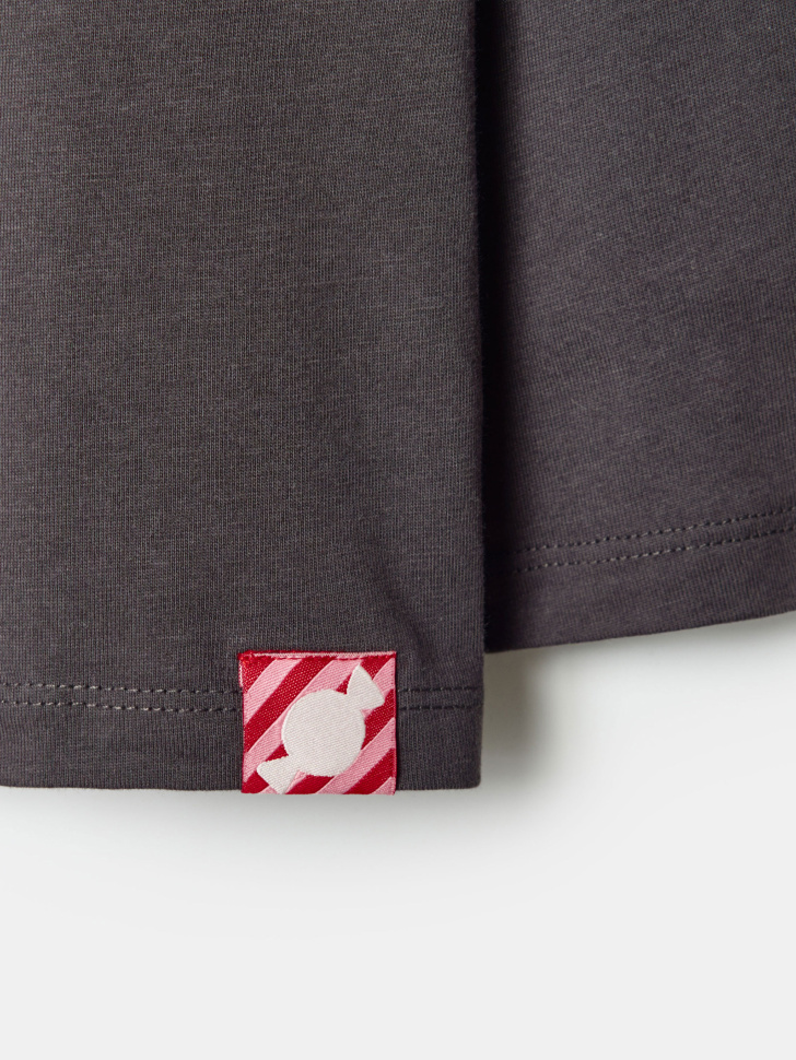 лонгслив с принтом для девочек по цене 1299 руб вид справа