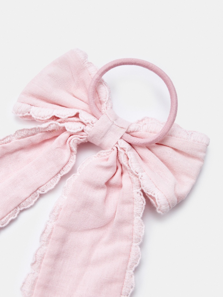 резинка для волос с бантом для девочек от бренда sela вид слева