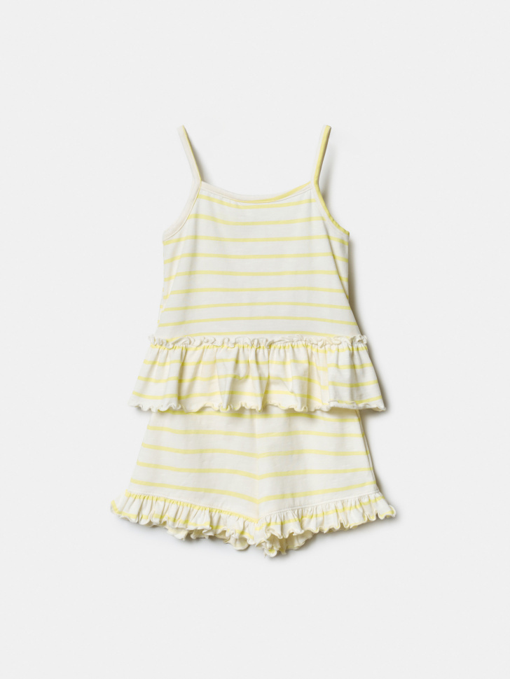 Комплект Sela топ и шорты, желтый, арт. 52838