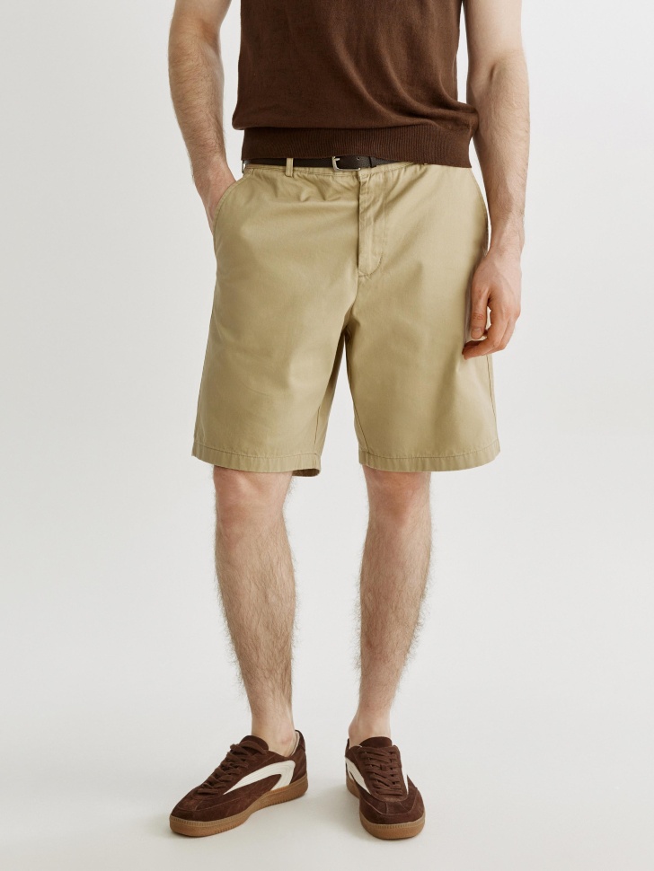 шорты чинос со средней посадкой от бренда sela вид слева