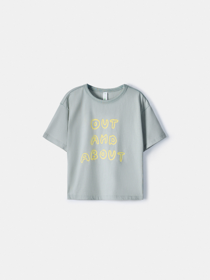 футболка с принтом для мальчиков по цене 899 руб вид справа