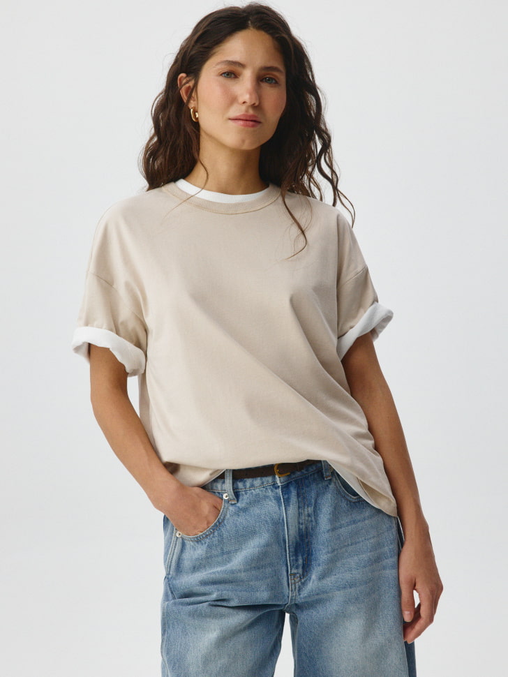 Футболка MIRA OVERSIZE FIT. Фото №4