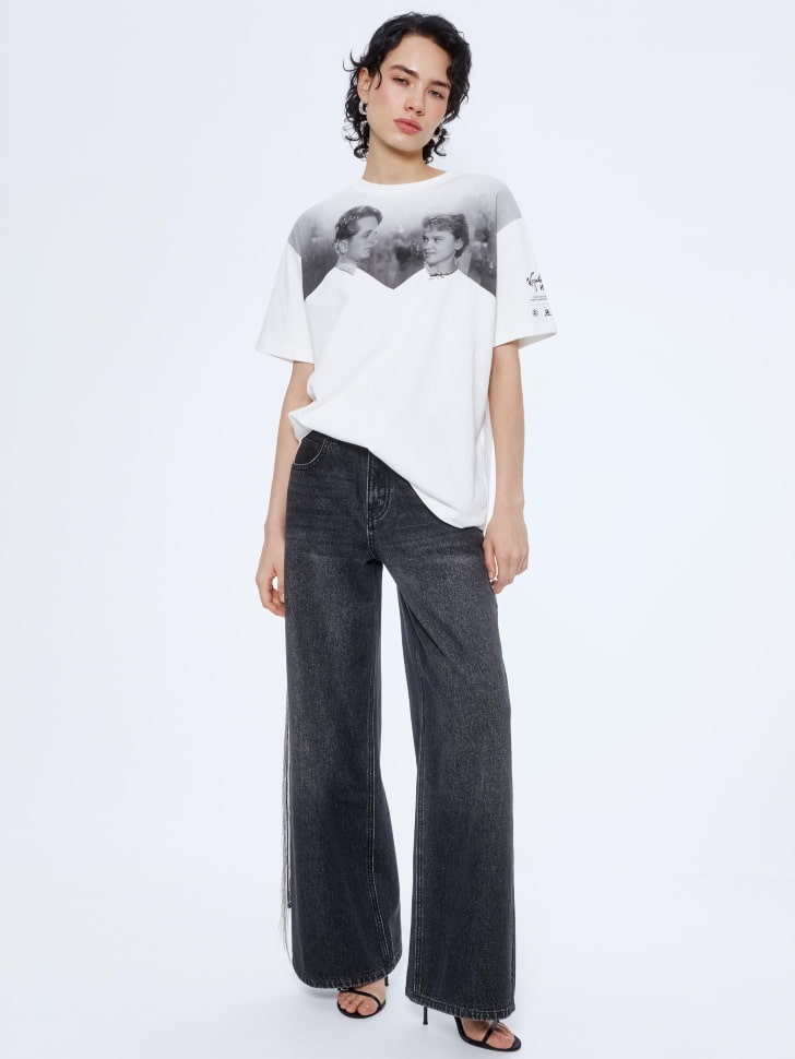 футболка оверсайз из коллекции sela x мосфильм 4610517222947 по акции