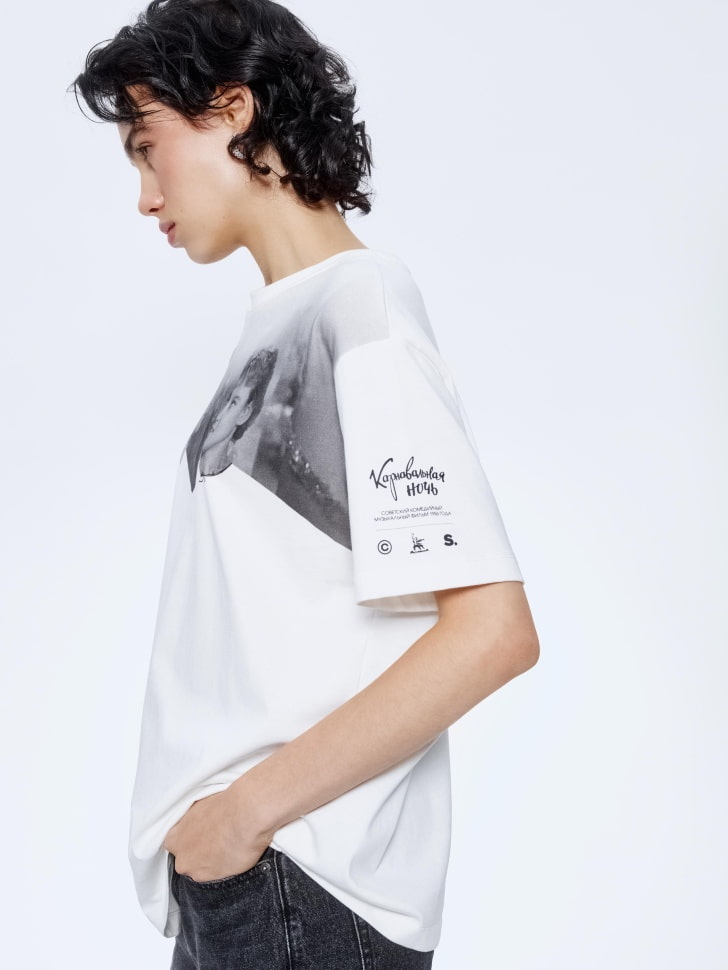 футболка оверсайз из коллекции sela x мосфильм 4610517222947 в интернет магазине