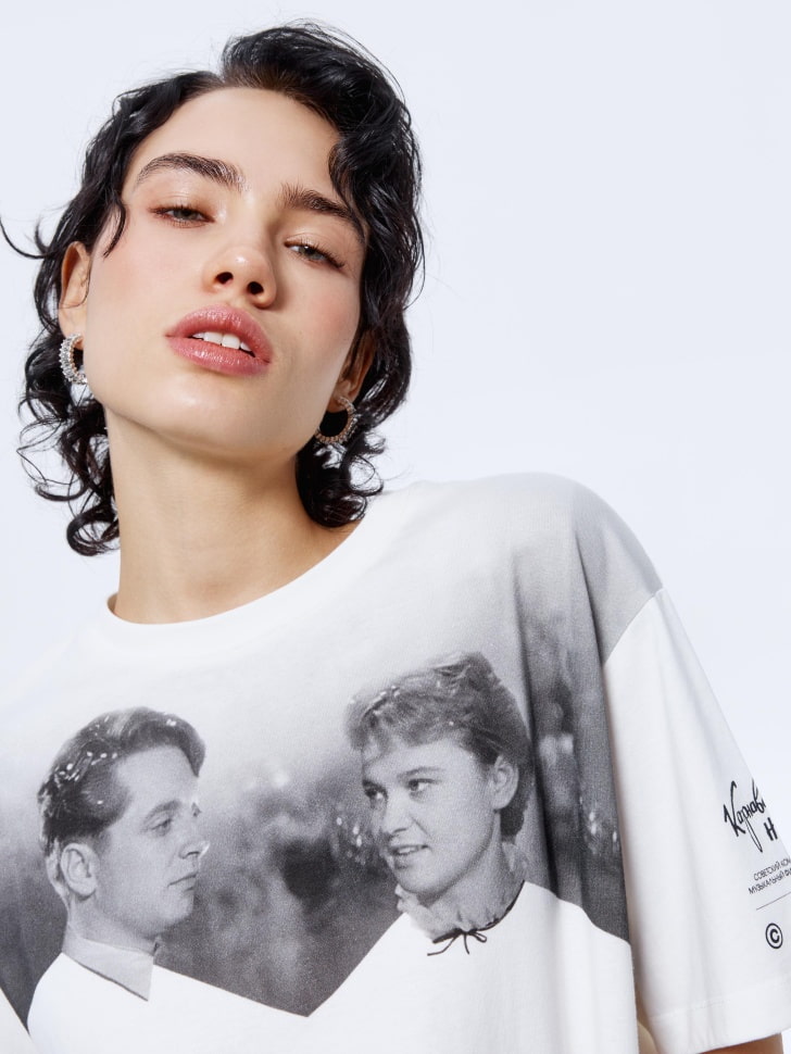 футболка оверсайз из коллекции sela x мосфильм 4610517222947 с промокодом