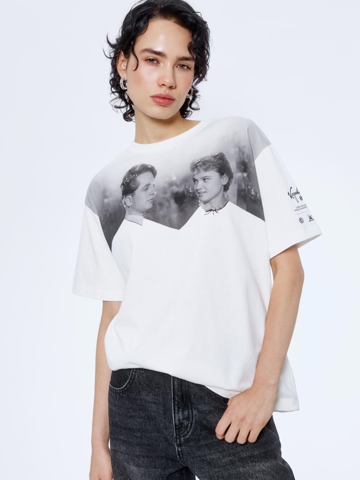 футболка оверсайз из коллекции sela x мосфильм 4610517222947 по низкой цене