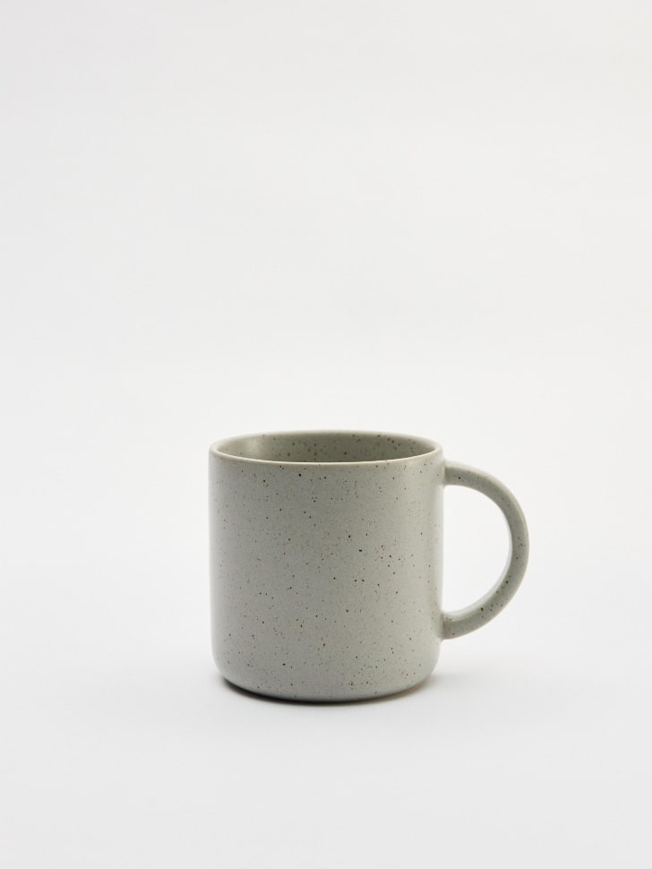 Керамическая кружка, серый, арт. art12345