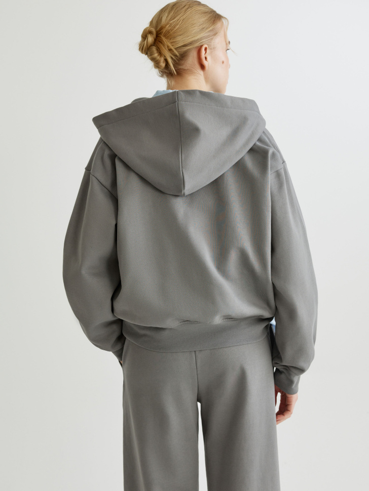 зип-худи из футера по цене 3599 руб вид справа