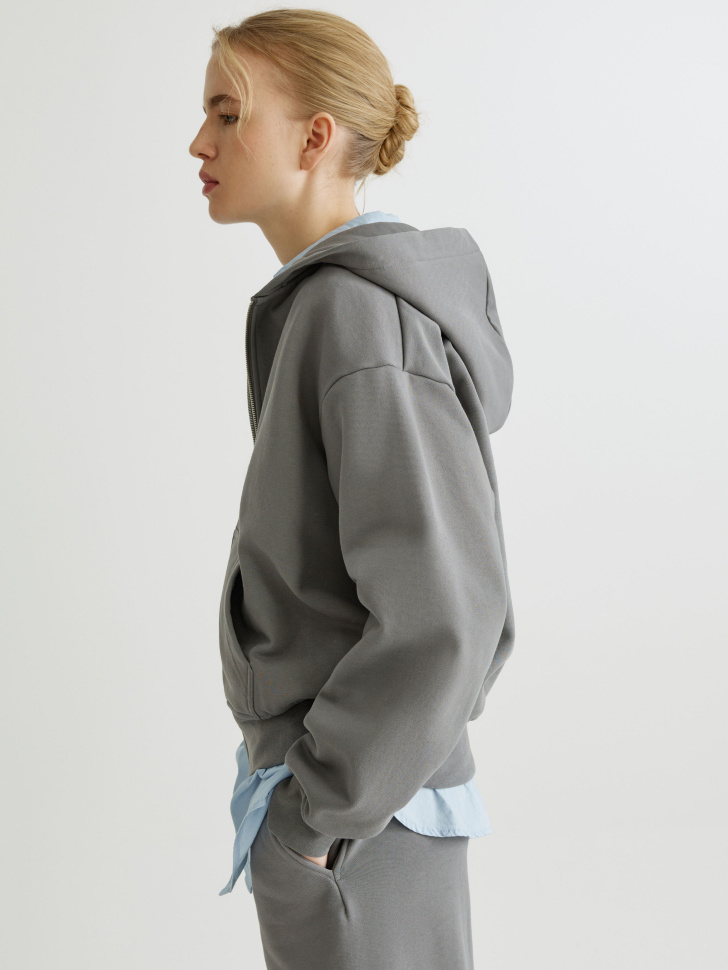 зип-худи из футера из россии вид сбоку