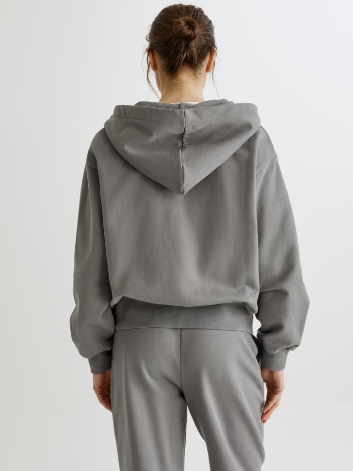 зип-худи из футера по цене 3599 руб вид справа