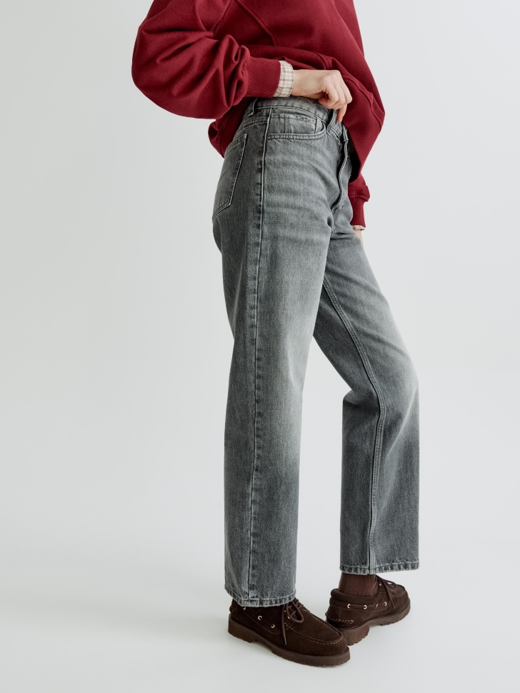 прямые джинсы 403 с высокой посадкой по цене 3599 руб вид справа