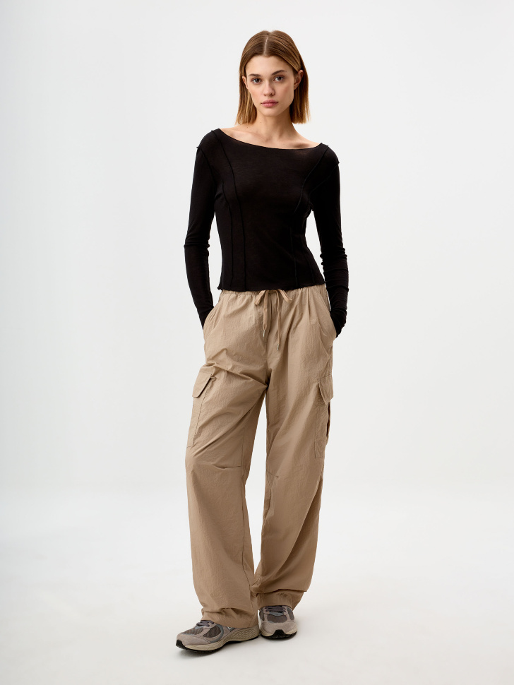 

Нейлоновые брюки карго на подкладке