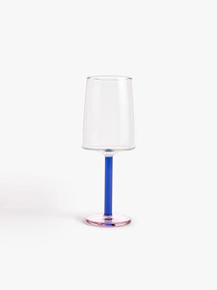 бокал из стекла с цветной ножкой 4610517712806 фотография