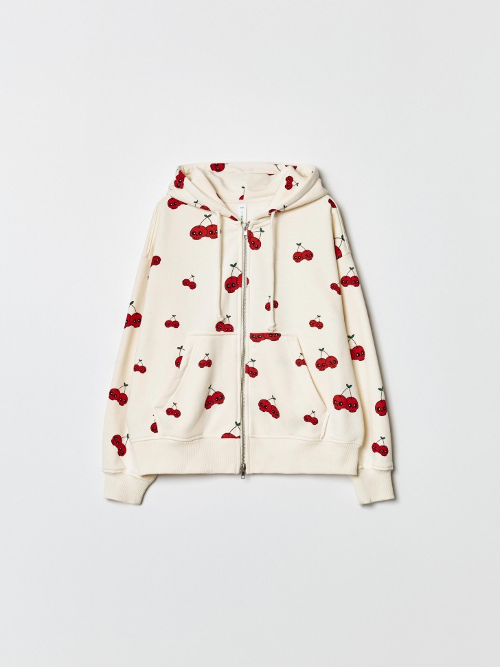 толстовка оверсайз с принтом для девочек 4610517209726 фотография