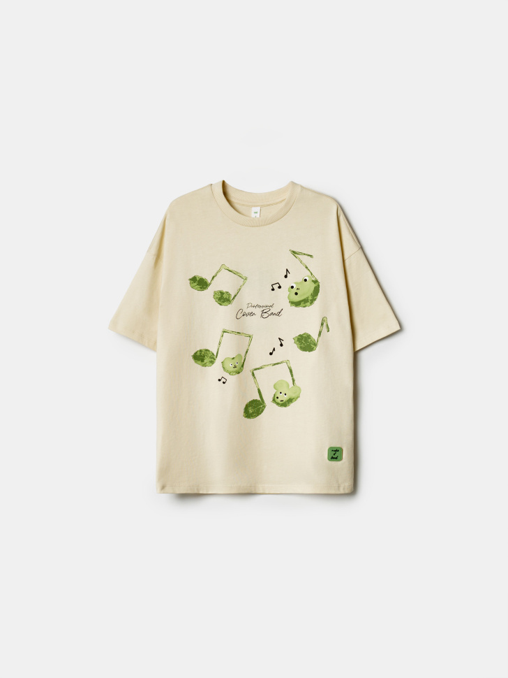 Футболка SELA оверсайз с принтом, арт. 38498