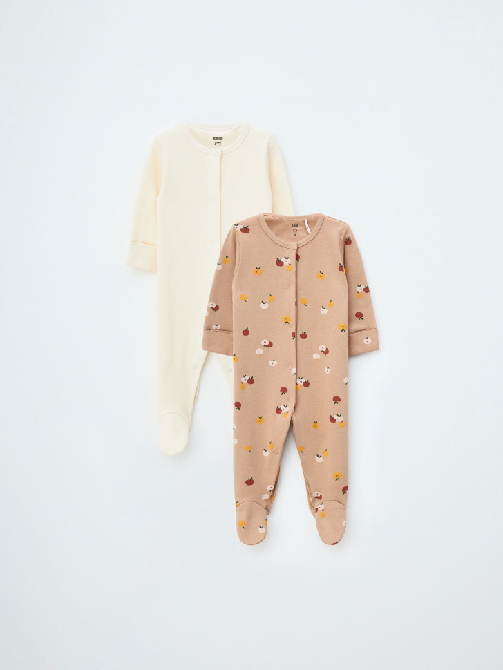 

Трикотажный комбинезон с принтом для малышей (2 шт.)