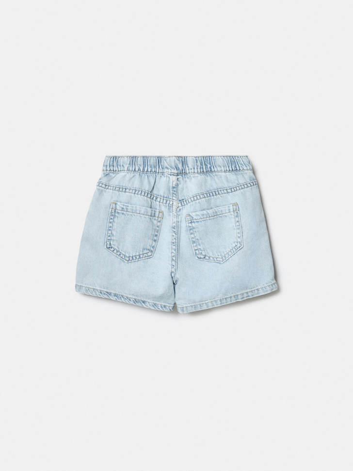 джинсовые шорты на резинке для девочек по цене 1299 руб вид справа