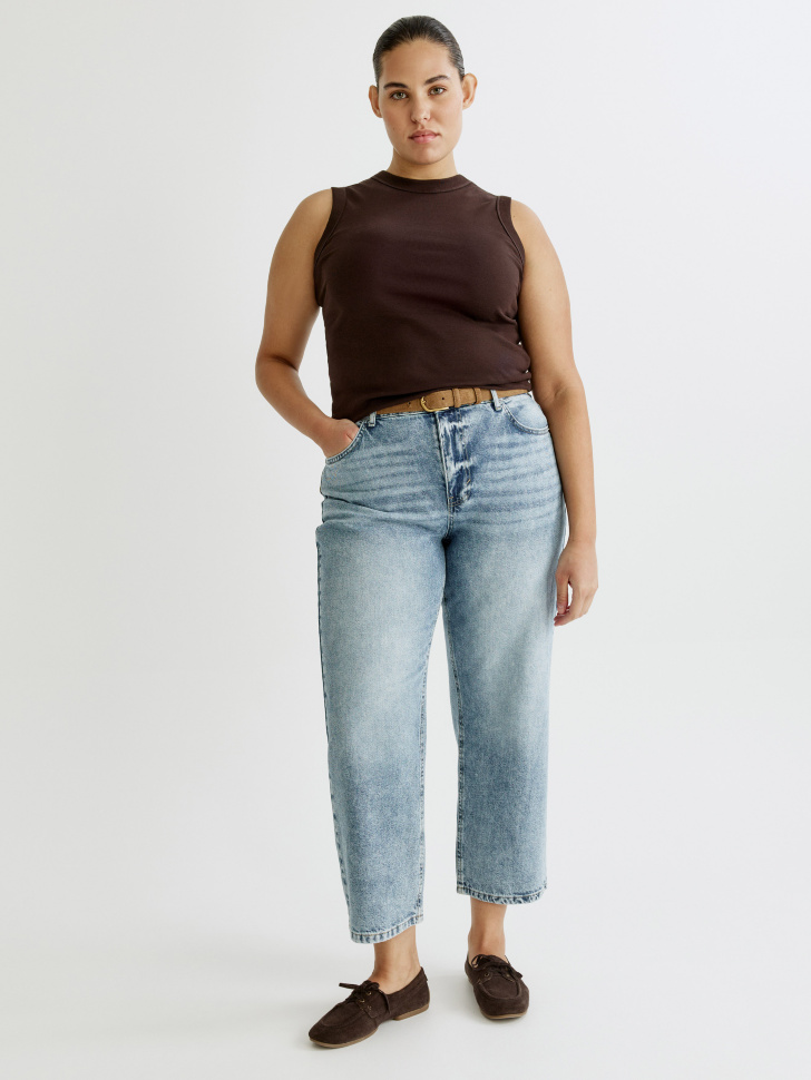 джинсы 403 straight fit от бренда sela вид слева