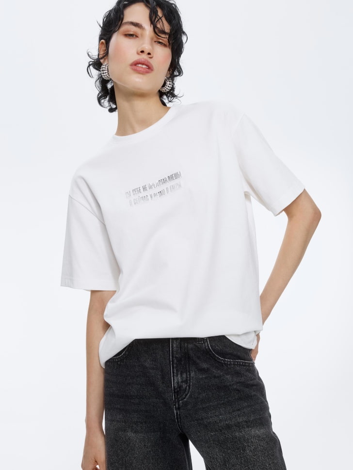 футболка оверсайз из коллекции sela x мосфильм 4610517224064 фотография