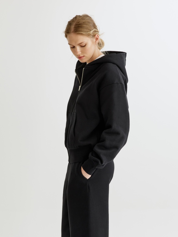 зип-худи из футера из россии вид сбоку