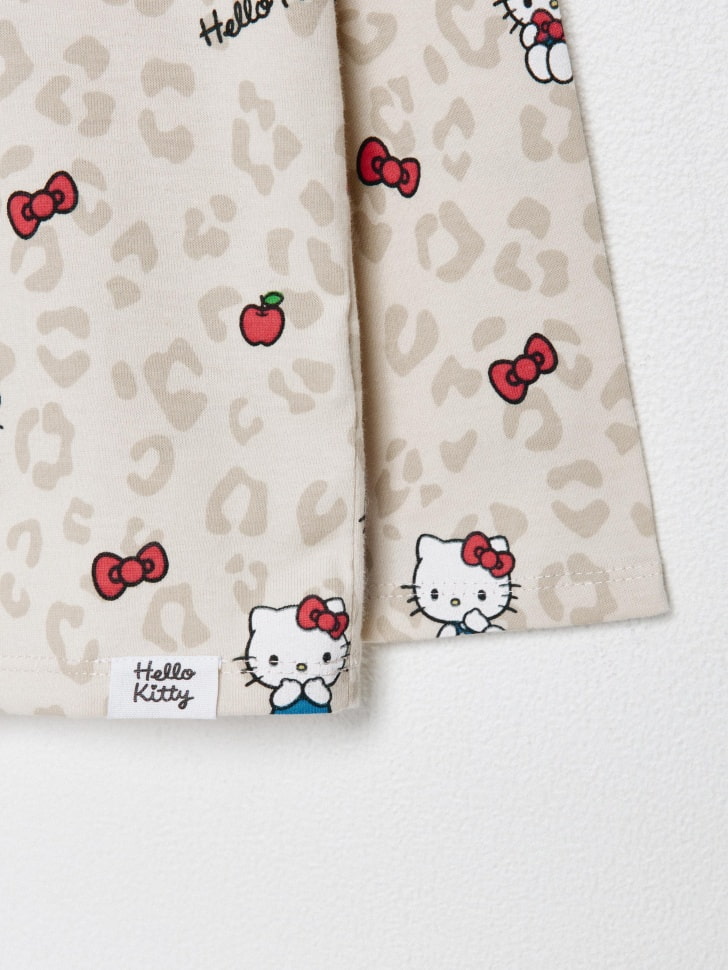 Лонгслив с принтом Hello Kitty для девочек. Фото №8
