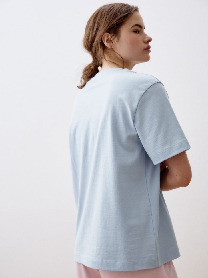 домашняя футболка оверсайз с принтом 4610517330031 купить с доставкой