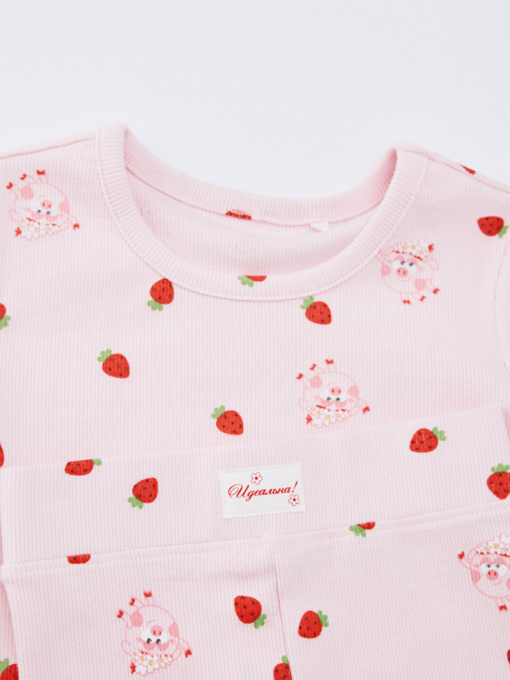 пижама для девочек с принтом  x смешарики 4610517226020 в интернет магазине