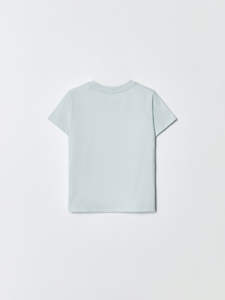 базовая футболка для девочек от бренда sela вид слева