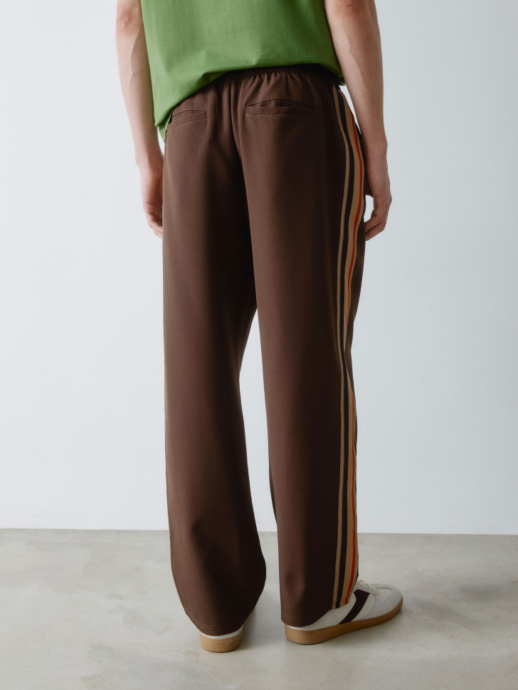 свободные брюки с лампасами 4610517171276 со скидкой