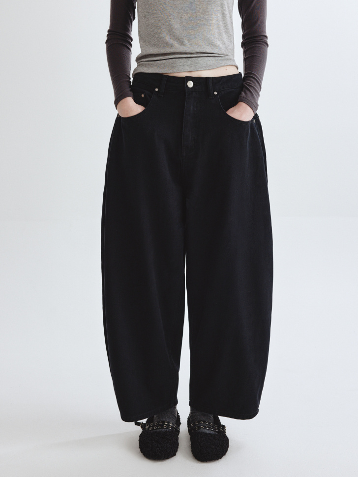 джинсы baggy из линейки  young от бренда sela вид слева