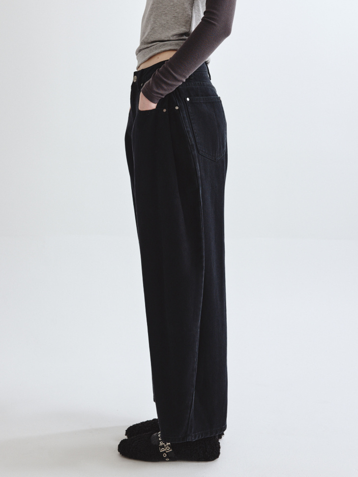 джинсы baggy из линейки  young по цене 4299 руб вид справа