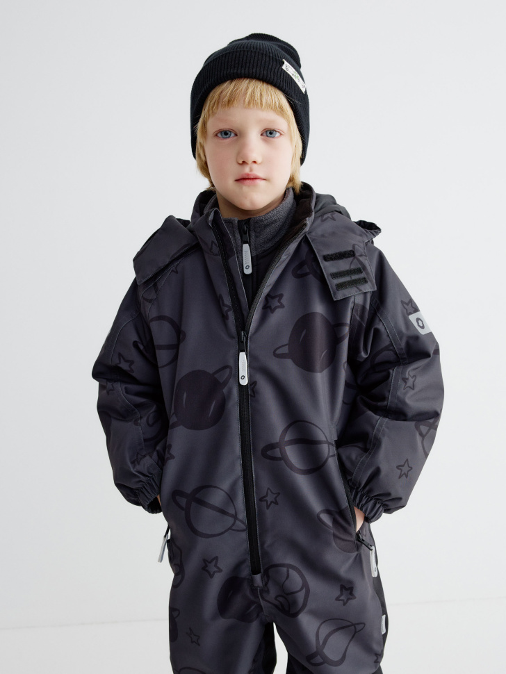 демисезонный комбинезон из технологичной мембранной ткани drytex® для мальчиков по цене 5999 руб вид справа