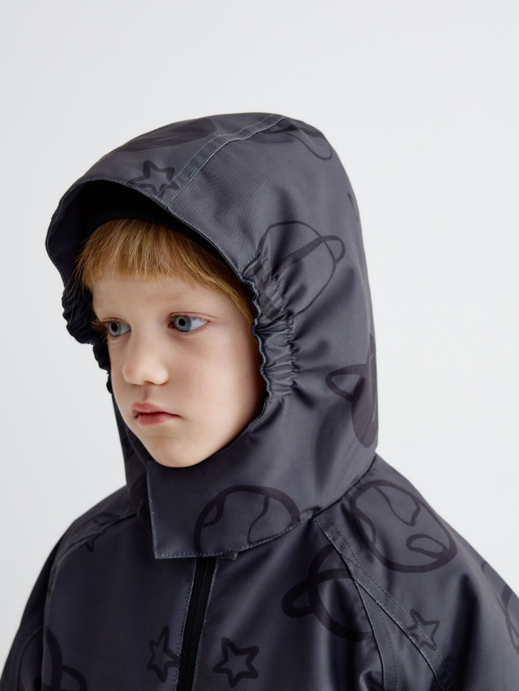 демисезонный комбинезон из технологичной мембранной ткани drytex® для мальчиков универсального стиля с лицевой стороны