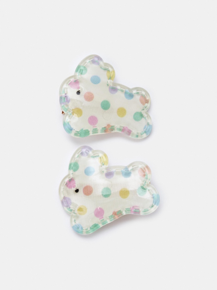 набор заколок с декором для девочек, 2 шт. 4610517460479 фотография