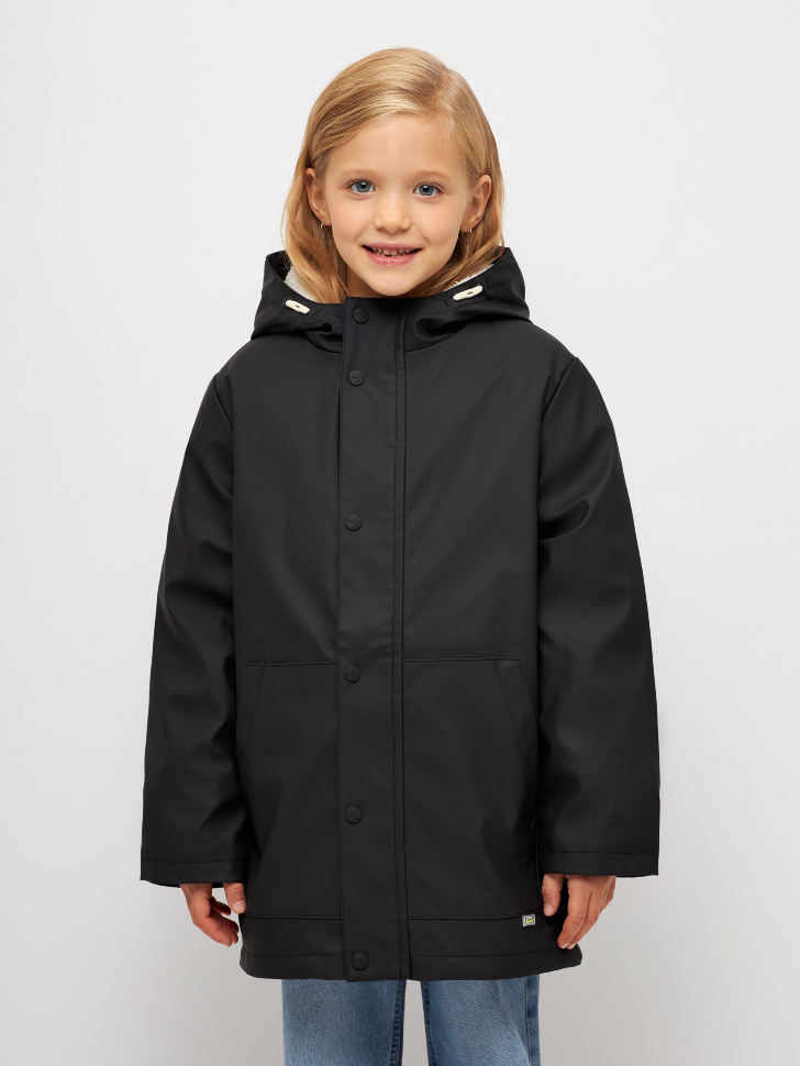 

Дождевик для девочек, Черный