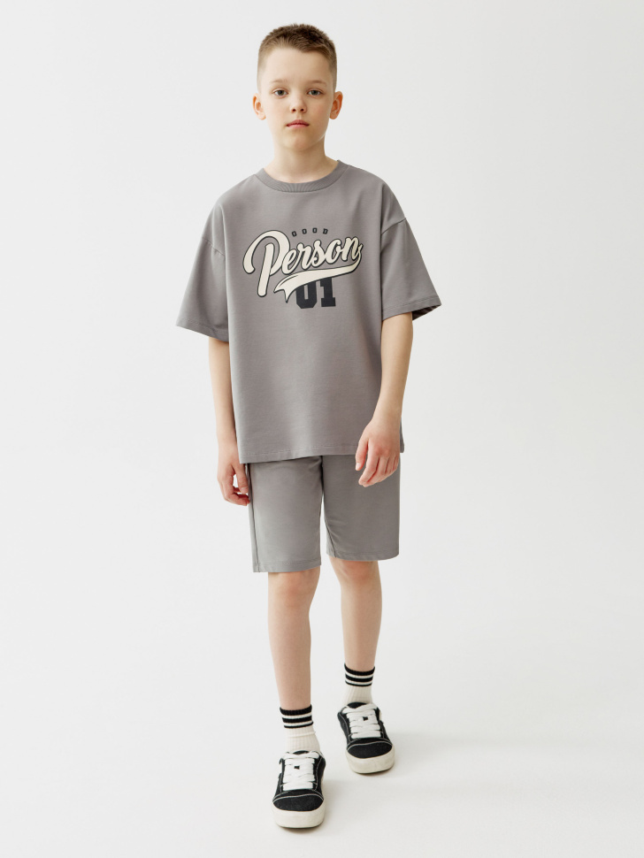 комплект из футболки и шорт для мальчиков 4610517743053 фотография