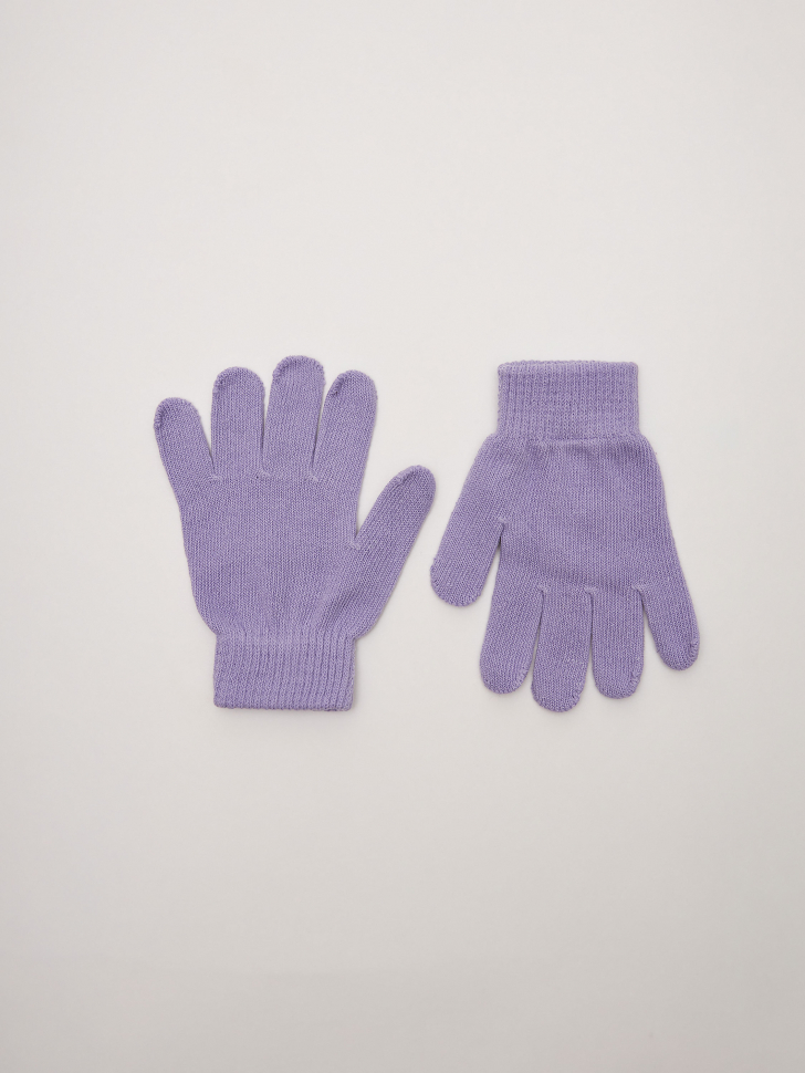 перчатки для девочек (сиреневый, 5-8 YEARS) sela 4680129919146 - фото 1