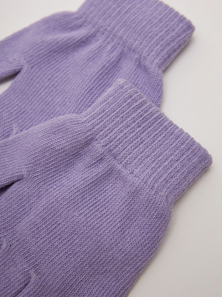 перчатки для девочек (сиреневый, 5-8 YEARS) sela 4680129919146 - фото 2