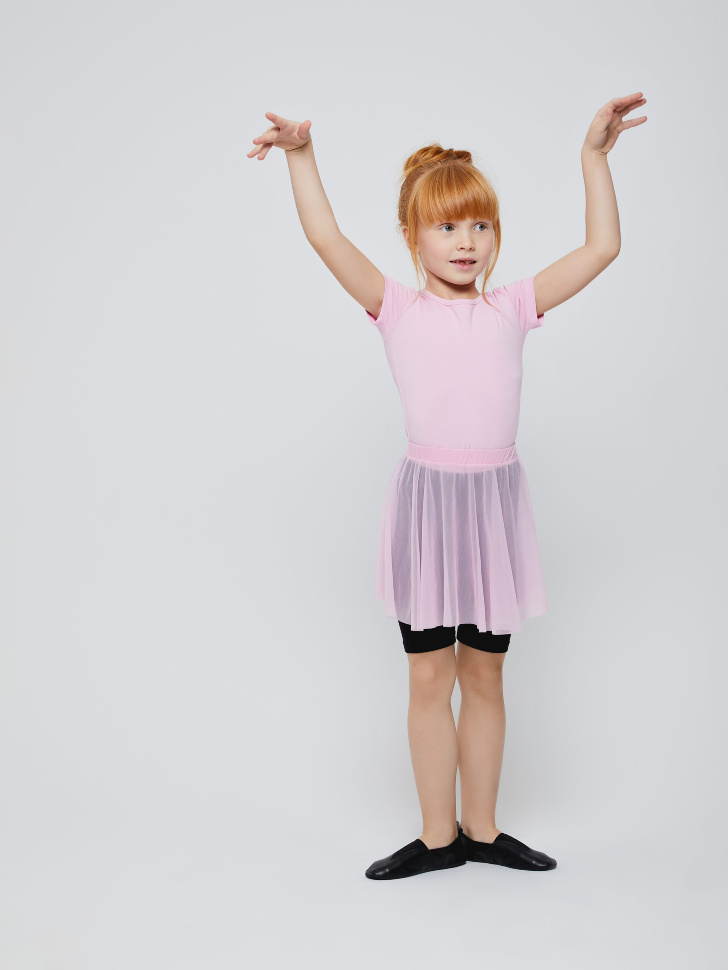 Балетная юбка из сетки для девочек (розовый, 104/ 4-5 YEARS) от Sela